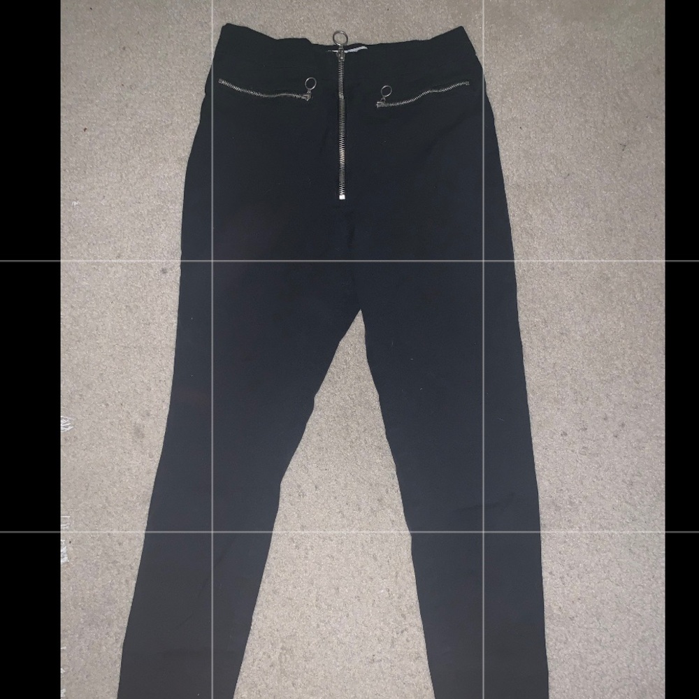 Black Zipper pants